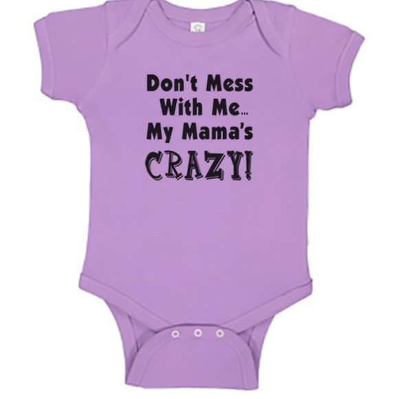 Funny Infant One-Piece Bodysuit For Baby 6 Colors - Picture 2 of 6